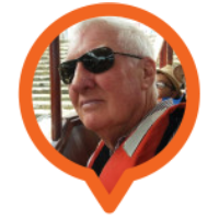 les, driver/guide of tourworks nz in dunedin, new zealand